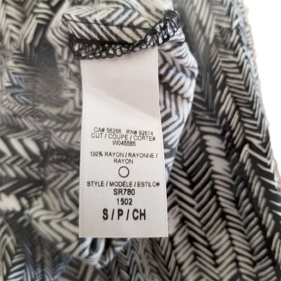 Splendid Black & White Arrow Jumpsuit S - Picture 7 of 16